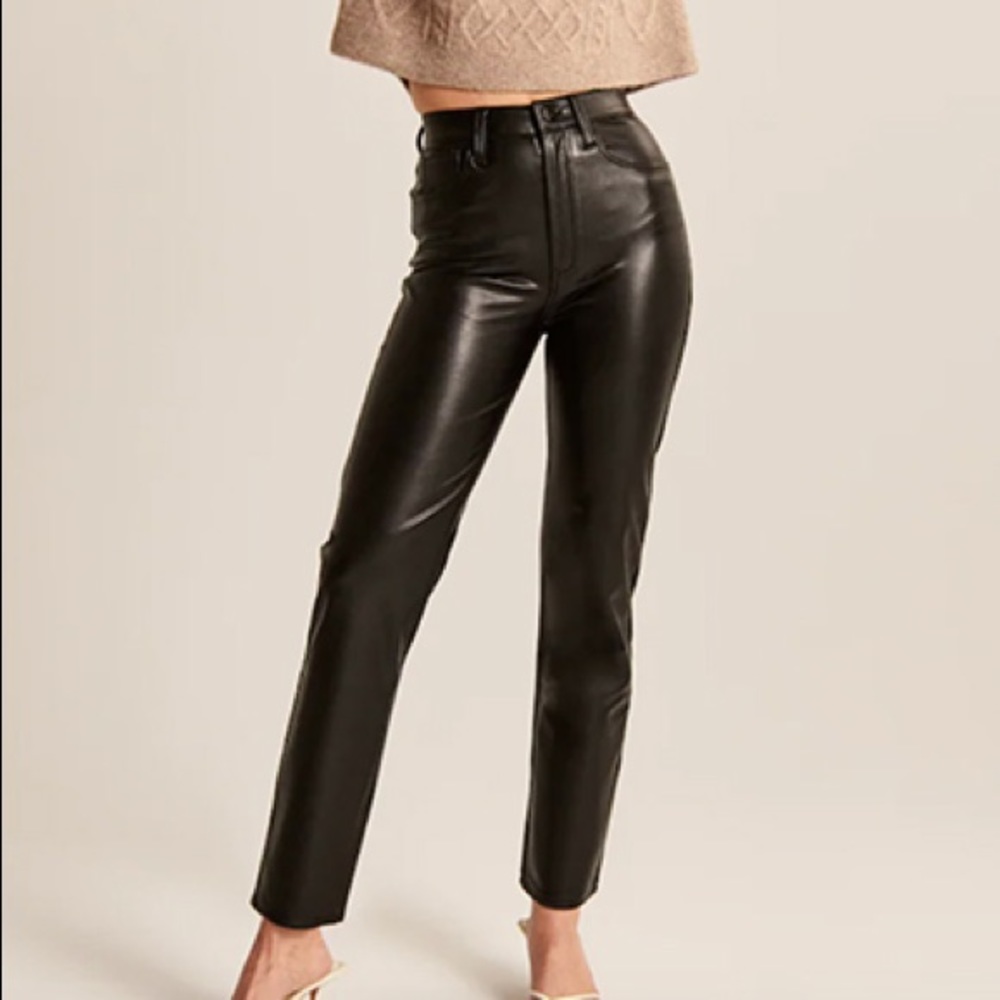 Abercrombie and Fitch Leather Pants